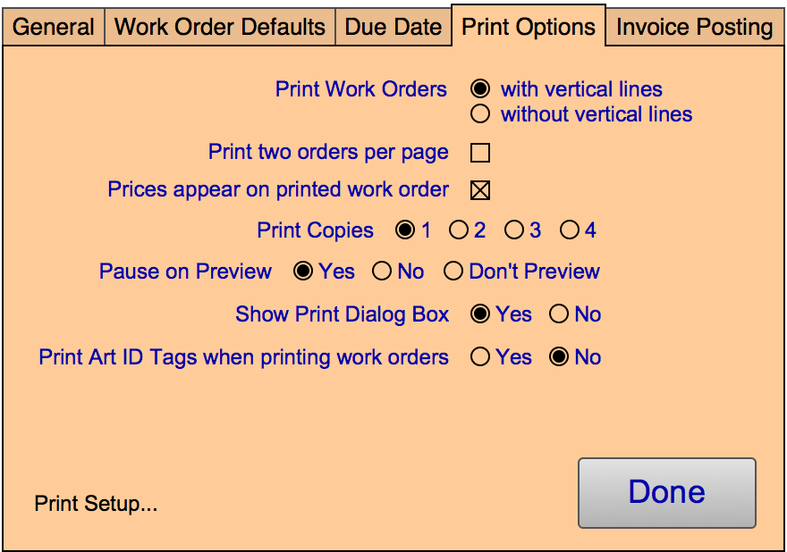 5 WO - Print Options