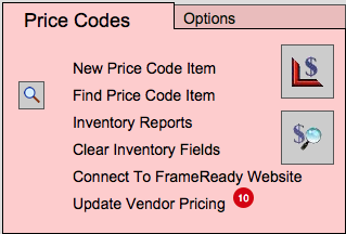 MM - update vendor pricing button