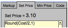 Set price calc